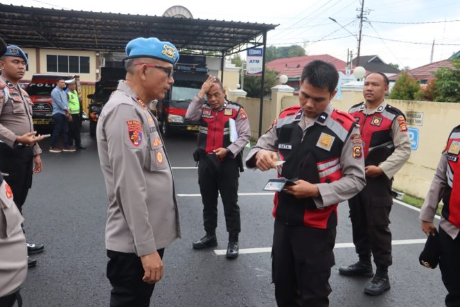 
 Propam Polres Lahat Laksanakan Gaktibplin