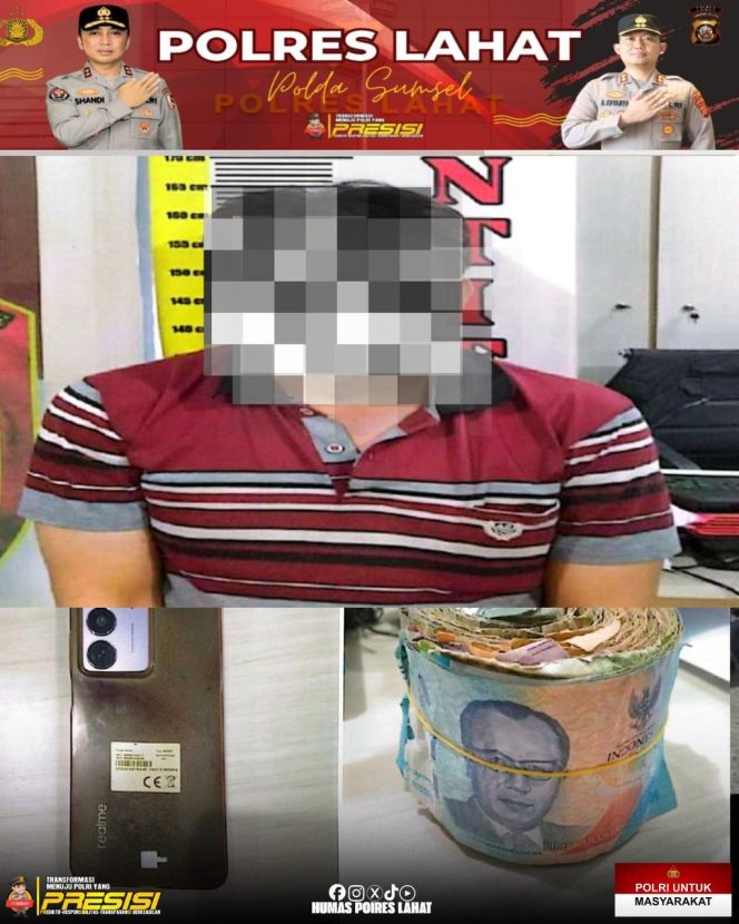 
 Polres Lahat Bongkar Praktik Judi Togel di Jantung Kota, Satu Bandar Diamankan