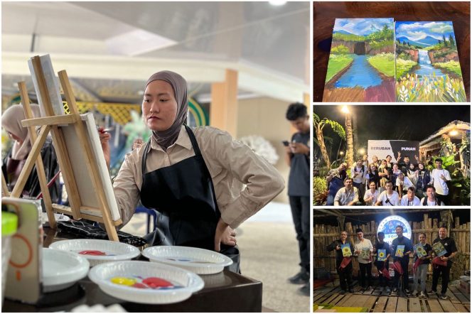 
 Bikin Kaget! Menang Lelang 2 Juta, Ketua PGRI Lahat Tak Menyangka Bawa Pulang Karya Wakil Bupati