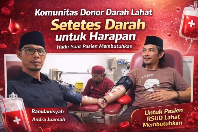 
 Aksi Kemanusiaan Warga Lahat: Relawan Donor Darah Sigap Bantu Pasien RSUD