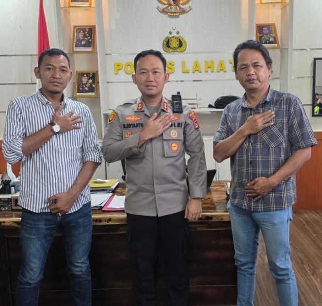 
 Perkuat Sinergi, SMSI Kabupaten Lahat Audensi ke Kapolres.