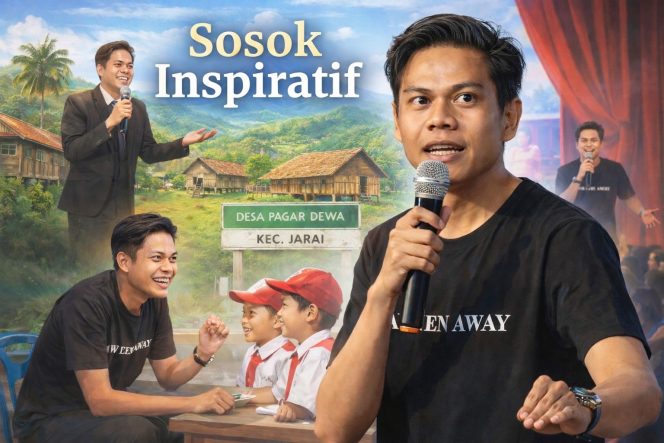 
 Dari Guru ke Komedian, Kisah Perjuangan Anggi Sumanda Menghibur dari Desa Pagar Dewa