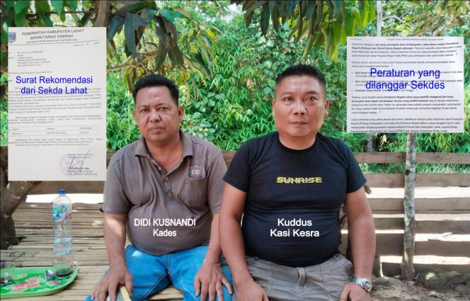 
 Kades Bantah Isu, Pemberhentian Sekdes Lubuk Layang Ilir Berdasar Aturan dan Rekomendasi Resmi