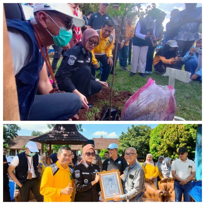 
 Wakil Bupati Lahat Pimpin Gerakan Sekolah Asri di SMPN 1 Lahat Selatan, Tanam Pohon Demi Masa Depan Hijau