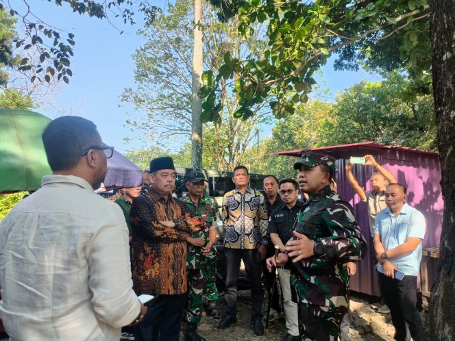
 Kolaborasi Pemkab dan TNI, Bupati Bursah Zarnubi Tinjau Lahan Strategis untuk Wisata Kuliner