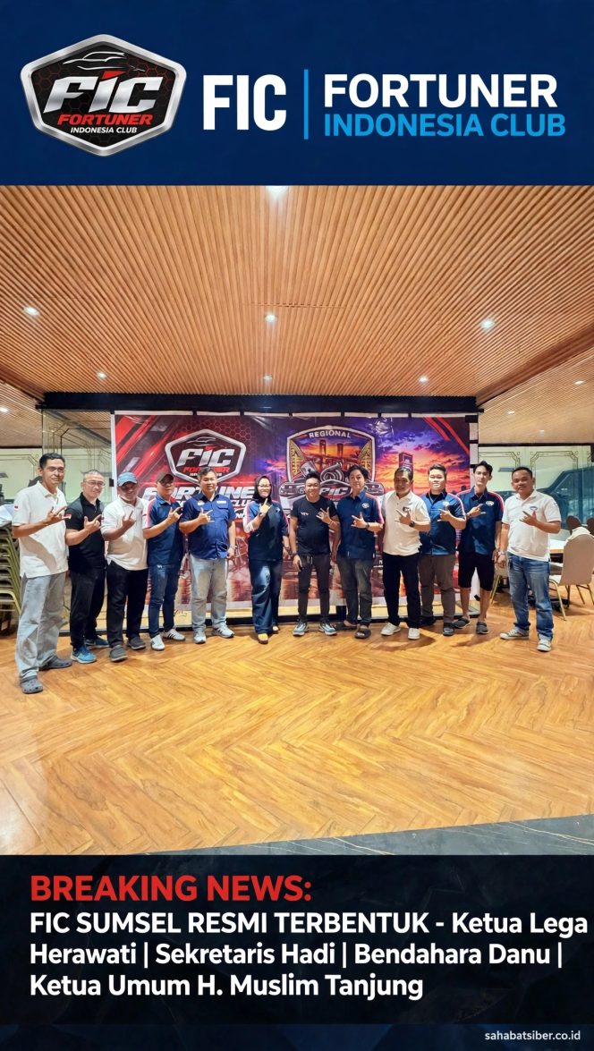 
 FIC Sumatera Selatan Resmi Terbentuk, Ketua Umum H. Muslim Tanjung Beri Apresiasi